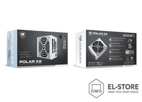 COUGAR COUGAR Zasilacz POLAR X2 1050W ATX3.1/80 Plus Platynowy/Modułowy