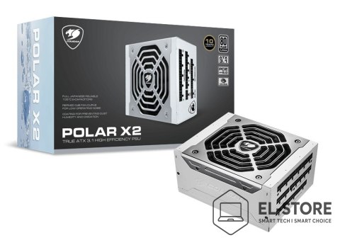 COUGAR COUGAR Zasilacz POLAR X2 1050W ATX3.1/80 Plus Platynowy/Modułowy