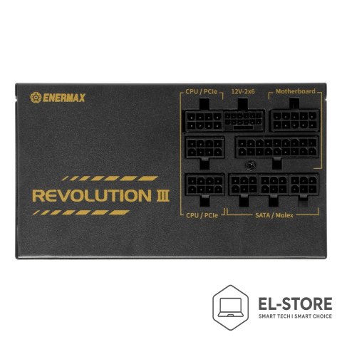 ENERMAX Enermax ERV1000G-AHG-MAC moduł zasilaczy 1000 W 20+4 pin ATX ATX Czarny