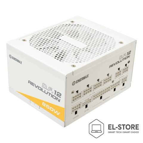 ENERMAX Zasilacz Enermax Revolution D.F.12 850 W 20+4 pin ATX ATX Biały (ETV850G-W)