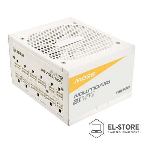 ENERMAX Zasilacz Enermax Revolution D.F.12 850 W 20+4 pin ATX ATX Biały (ETV850G-W)