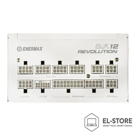 ENERMAX Zasilacz Enermax Revolution D.F.12 850 W 20+4 pin ATX ATX Biały (ETV850G-W)