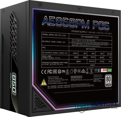 Gigabyte Zasilacz Gigabyte Aorus Elite Platinum ATX 3.1 850W