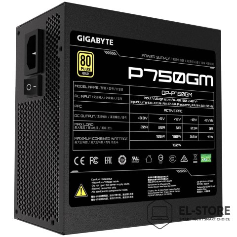 Gigabyte Zasilacz Gigabyte P750GM 750W 80+ Gold
