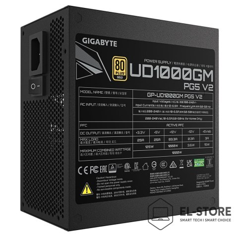 Gigabyte Zasilacz Gigabyte UD1000GM PG5 V2 1000W 80+ Gold