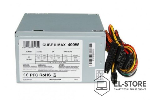 IBOX Zasilacz IBOX CUBE II 400W 12 CM FAN ZIC2400W12CMFA (400 W)