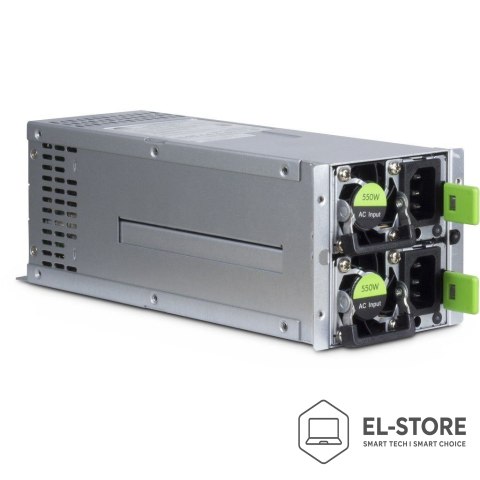 Inter-Tech Inter-Tech Aspower R2A-DV0550-N moduł zasilaczy 550 W 20+4 pin ATX Stal nierdzewna