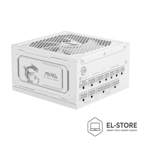 MSI MSI MAG A1000GL PCIE5 WHITE moduł zasilaczy 1000 W 24-pin ATX ATX Biały