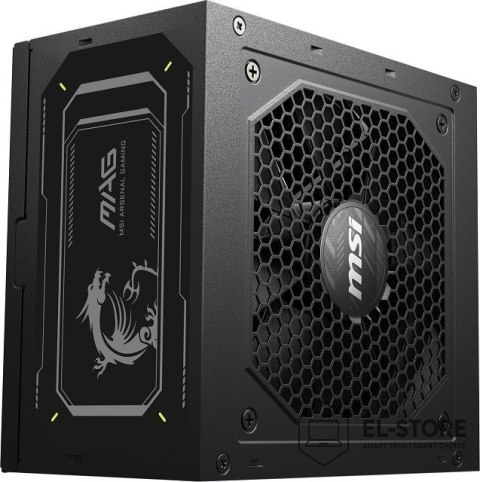 MSI Zasilacz MSI MAG A850GL 850W PCIE5 II 80+ Gold ATX 3.1