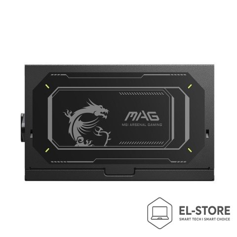MSI Zasilacz MSI MAG A850GL 850W PCIE5 II 80+ Gold ATX 3.1