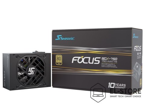 Seasonic Moduł zasilacza Seasonic FOCUS SGX-750 (2021) 750 W 20+4 pin ATX SFX Czarny