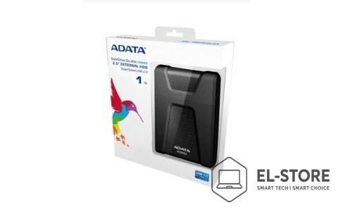 ADATA Dysk zewnętrzny HDD ADATA HD650 (1TB; 2.5"; USB 3.2; czarny)