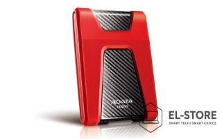 ADATA Dysk zewnętrzny HDD ADATA HD650 (1TB; 2.5"; USB 3.2; czerwony)