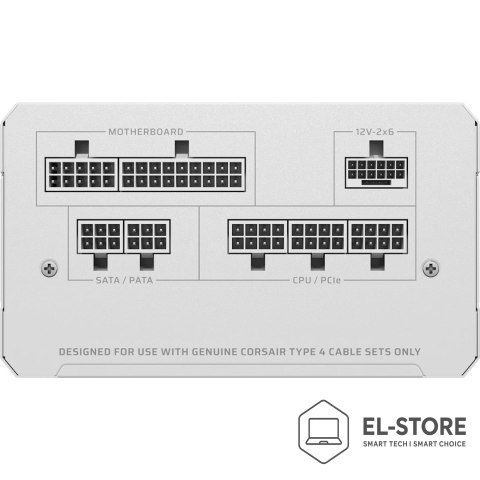 Corsair Corsair RMe Series RM850e moduł zasilaczy 850 W 20+4 pin ATX ATX Biały