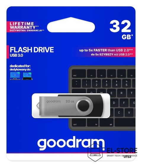 GoodRam Pendrive GoodRam Twister UTS3-0320K0R11 (32GB; USB 3.0; kolor czarny)