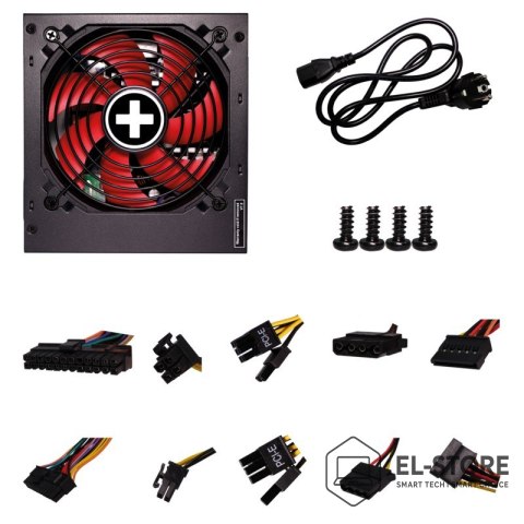 XILENCE Xilence XN225 moduł zasilaczy 650 W 20+4 pin ATX ATX Czarny, Czerwony