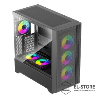 XILENCE Xilence Xilent Flux Midi Tower Czarny