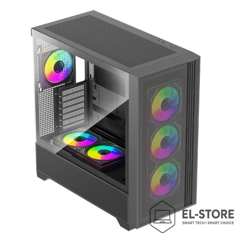 XILENCE Xilence Xilent Flux Midi Tower Czarny