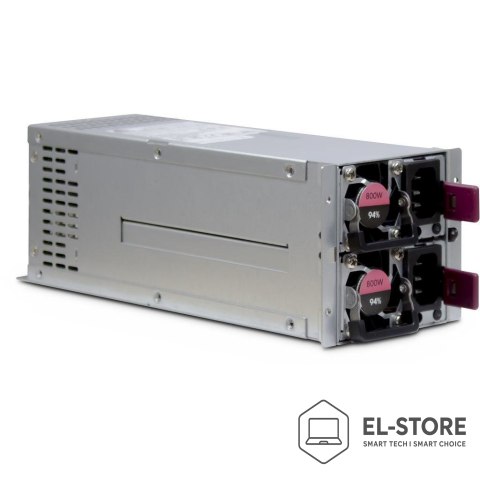 Inter-Tech Inter-Tech ASPOWER R2A-DV0800-N moduł zasilaczy 800 W 20+4 pin ATX 2U Srebrny