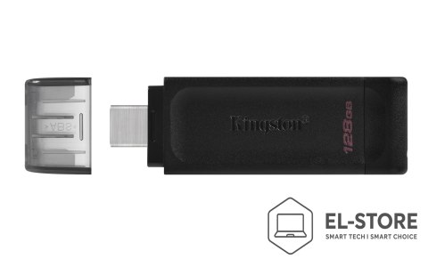 Kingston KINGSTON FLASH 128GB USB-C 3.2 Gen1 DataTraveler 70
