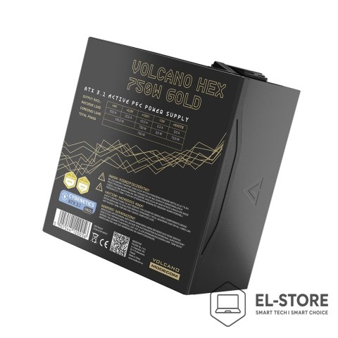 MODECOM MODECOM ZASILACZ VOLCANO HEX 750W GOLD ATX 3.1