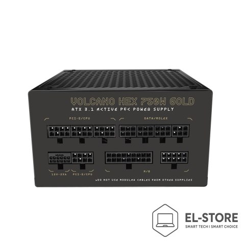 MODECOM MODECOM ZASILACZ VOLCANO HEX 750W GOLD ATX 3.1