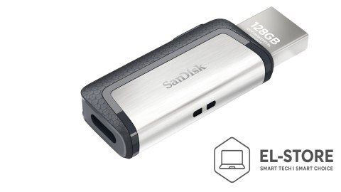 SanDisk Pendrive SanDisk Ultra SDDDC2-128G-G46 (128GB; USB 3.1, USB-C; kolor czarny)