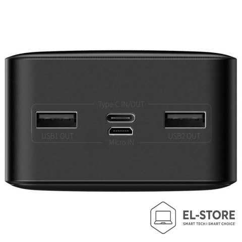 Baseus BASEUS POWERBANK BIPOW 30000MAH 15W CZARNY OS