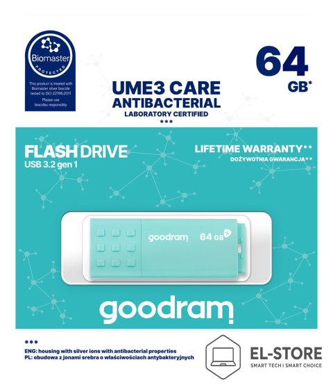 GoodRam USB 3.0 GOODRAM 64GB UME3 CARE