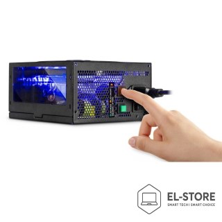 Inter-Tech Zasilacz Argus RGB-750W CM II - ATX12V 2.3 AC 100/240 V - 750 Watt - aktiv PFC - sort