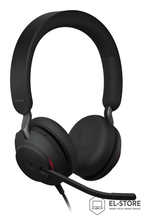 Jabra Jabra Evolve2 40 SE Zestaw słuchawkowy Przewodowa Opaska na głowę Połączenia/muzyka USB Type-C / USB Type-A Czarny