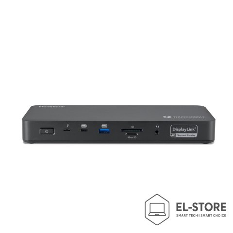 Kensington Kensington SD5920T EQ - Stacja dokująca - do laptopa - USB4 / Thunderbolt 4 - 2 x HDMI, 3 x DP, 2 x Thunderbolt 4 - 1GbE, 2.5GbE