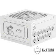 MSI MSI MAG A1000GL PCIE5 WHITE moduł zasilaczy 1000 W 24-pin ATX ATX Biały