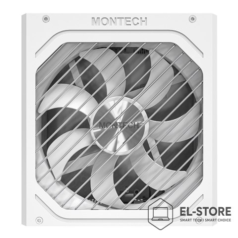 Montech Montech Titan PLA 1000W - 80 PLUS & Cybenetics Platinum, modułowy, PCIe 5.1 - 1000 Watt, biały