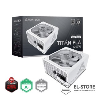 Montech Zasilacz Montech Titan PLA 1200W - 80 PLUS & Cybenetics Platinum, modular, PCIe 5.1 - 1200 Watt