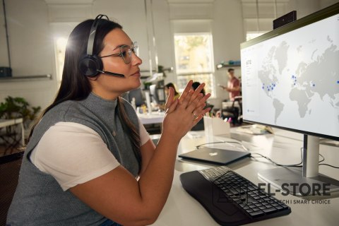 POLY Słuchawki Poly Voyager Focus 2-M USB-C-C Headset USB-C/A Adapter Charging Stand No localization Retail Packaging