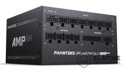 Phanteks Zasilacz PHANTEKS AMP GH 1200W 80 PLUS Platinum Netzteil PCIe 5.1 ATX 3.1 1.200 Watt schwarz