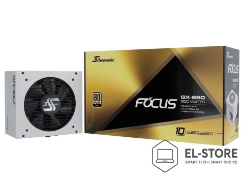 Seasonic Seasonic Focus GX-850 moduł zasilaczy 1000 W 20+4 pin ATX ATX Biały