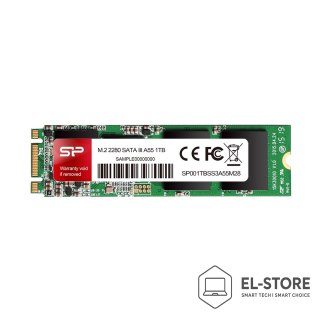 Silicon Power Dysk SSD Silicon Power Ace A55 1TB M.2 SATA III 560/530 MB/s (SP001TBSS3A55M28)