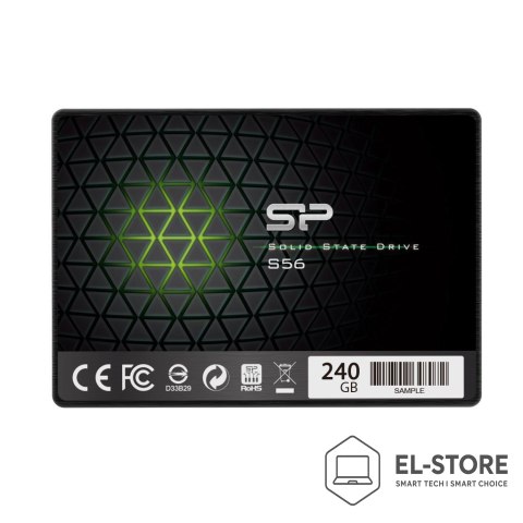 Silicon Power Dysk SSD Silicon Power S56 240GB 2,5" SATA III 550/450 MB/s (SP240GBSS3S56B25)