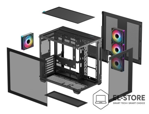 DEEPCOOL Obudowa DeepCool CG530 4F czarna