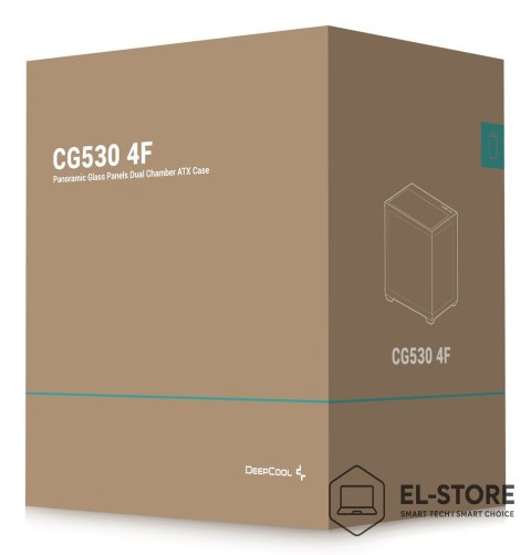 DEEPCOOL Obudowa DeepCool CG530 4F czarna