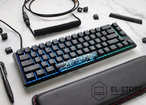 Ducky Ducky One 3 Classic SF klawiatura Gaming USB Niemiecki Czarny, Biały