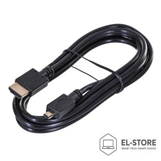 GEMBIRD Kabel GEMBIRD CC-HDMID-6 (HDMI M - Micro HDMI M; 1,8m; kolor czarny)