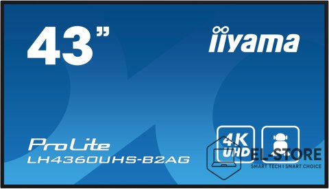 IIYAMA Monitor Iiyama 43 LH4360UHS-B2AG HDMI USB - 107.9 cm - 42.5"