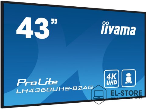 IIYAMA Monitor Iiyama 43 LH4360UHS-B2AG HDMI USB - 107.9 cm - 42.5"