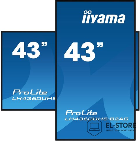 IIYAMA Monitor Iiyama 43 LH4360UHS-B2AG HDMI USB - 107.9 cm - 42.5"