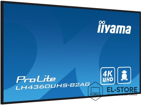 IIYAMA Monitor Iiyama 43 LH4360UHS-B2AG HDMI USB - 107.9 cm - 42.5"