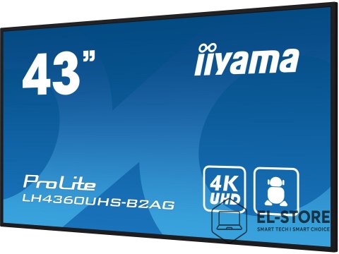 IIYAMA Monitor Iiyama 43 LH4360UHS-B2AG HDMI USB - 107.9 cm - 42.5"