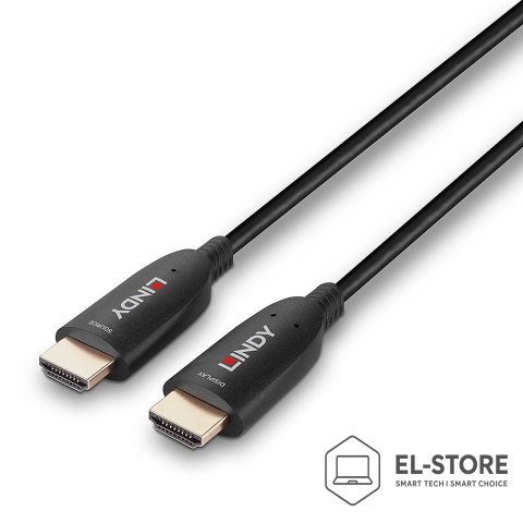 LINDY Kabel HDMI hybrydowy z fiber optic długości 20 metrów